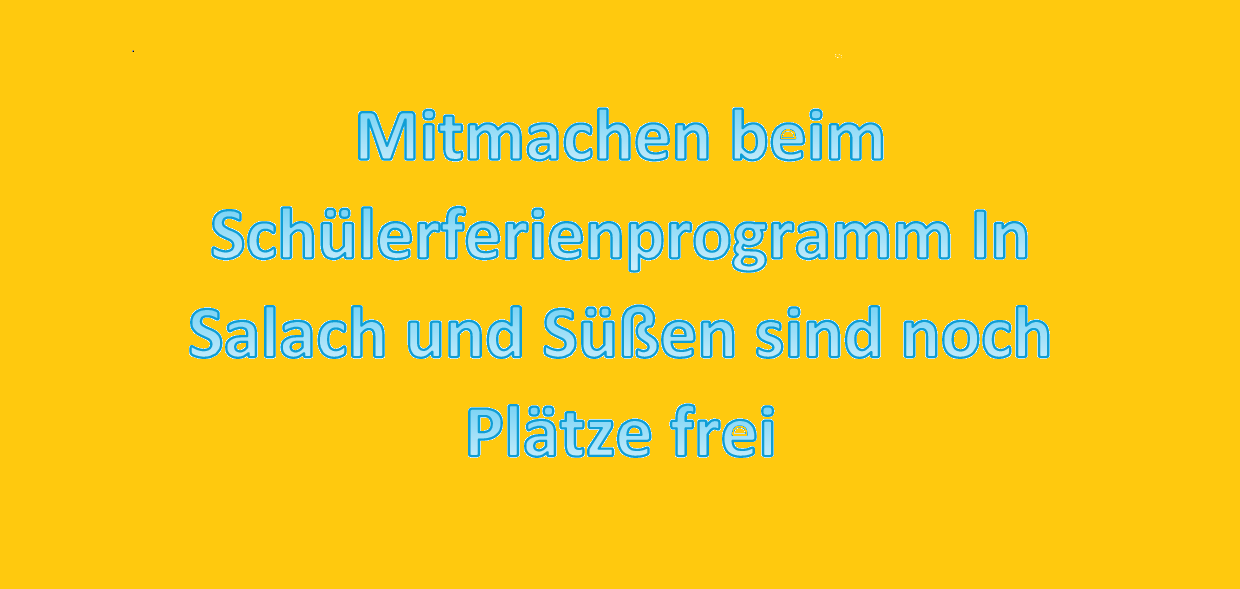 Mitmachen beim Schülerferienprogramm in Salach sind noch Plätze frei
